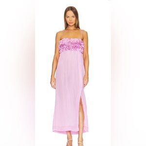 Ganni Pink Maxi Dress